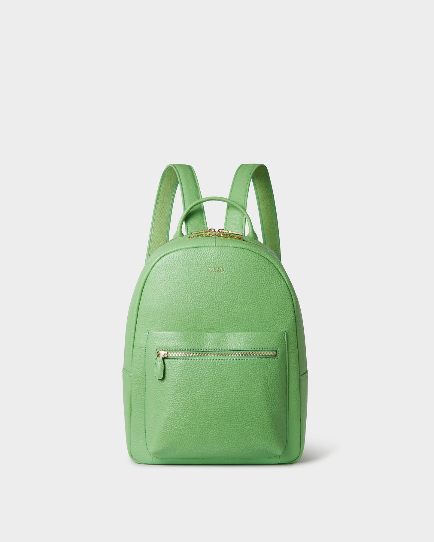 The Adaline Leather Backpack in Apple