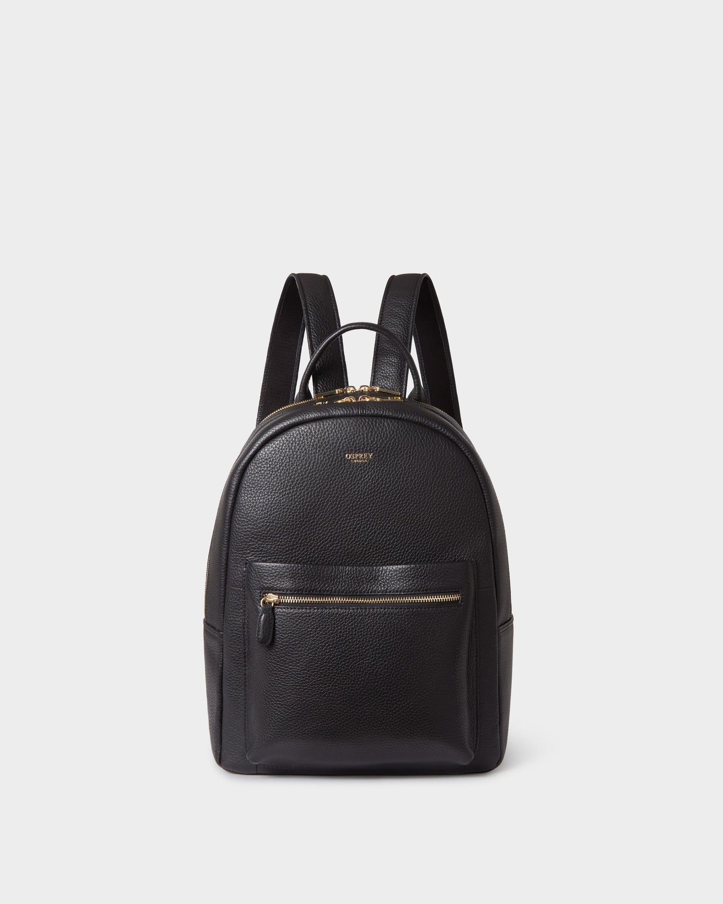 The Adaline Leather Backpack in Black