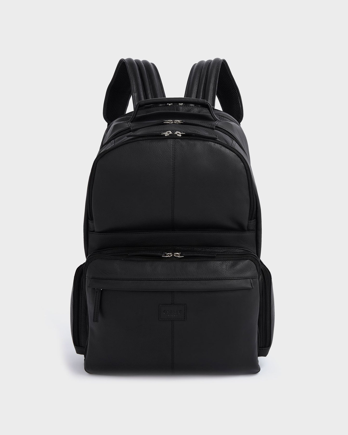 The Lockton Leather Backpack in Black